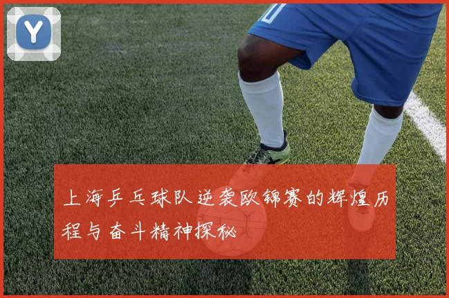 上海乒乓球队逆袭欧锦赛的辉煌历程与奋斗精神探秘